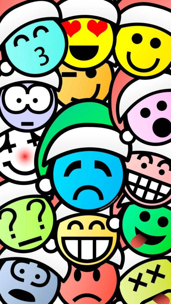 Full Hd Phone Emoticons Drawing Background