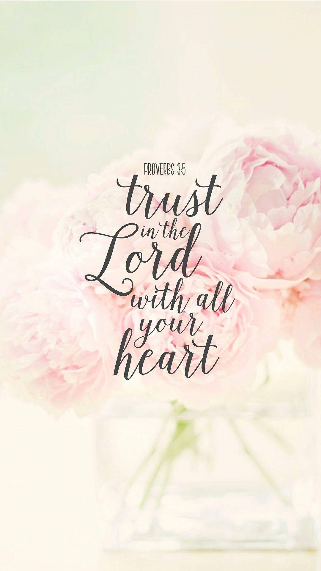 Full Hd Proverbs Verse On Roses Android Background