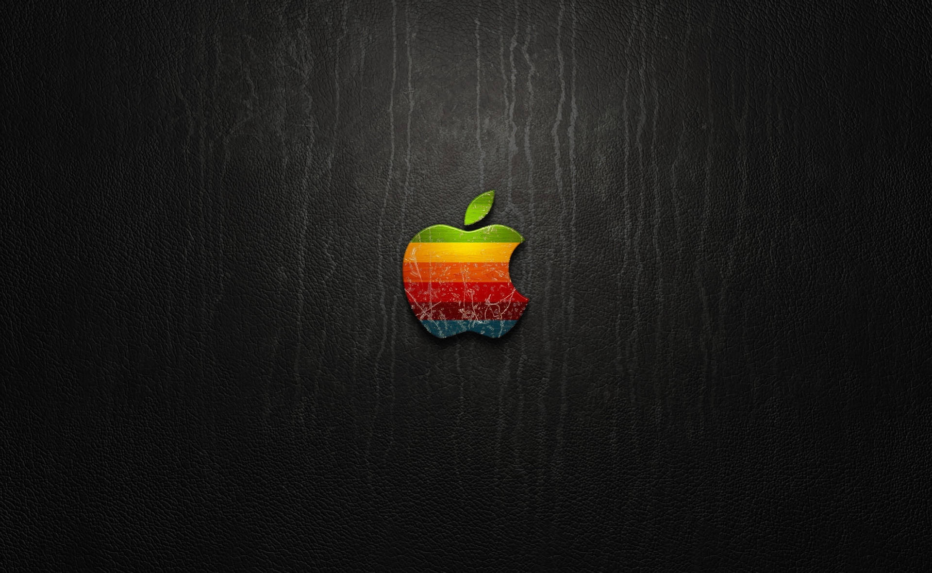 Full Hd Rainbow Apple Background
