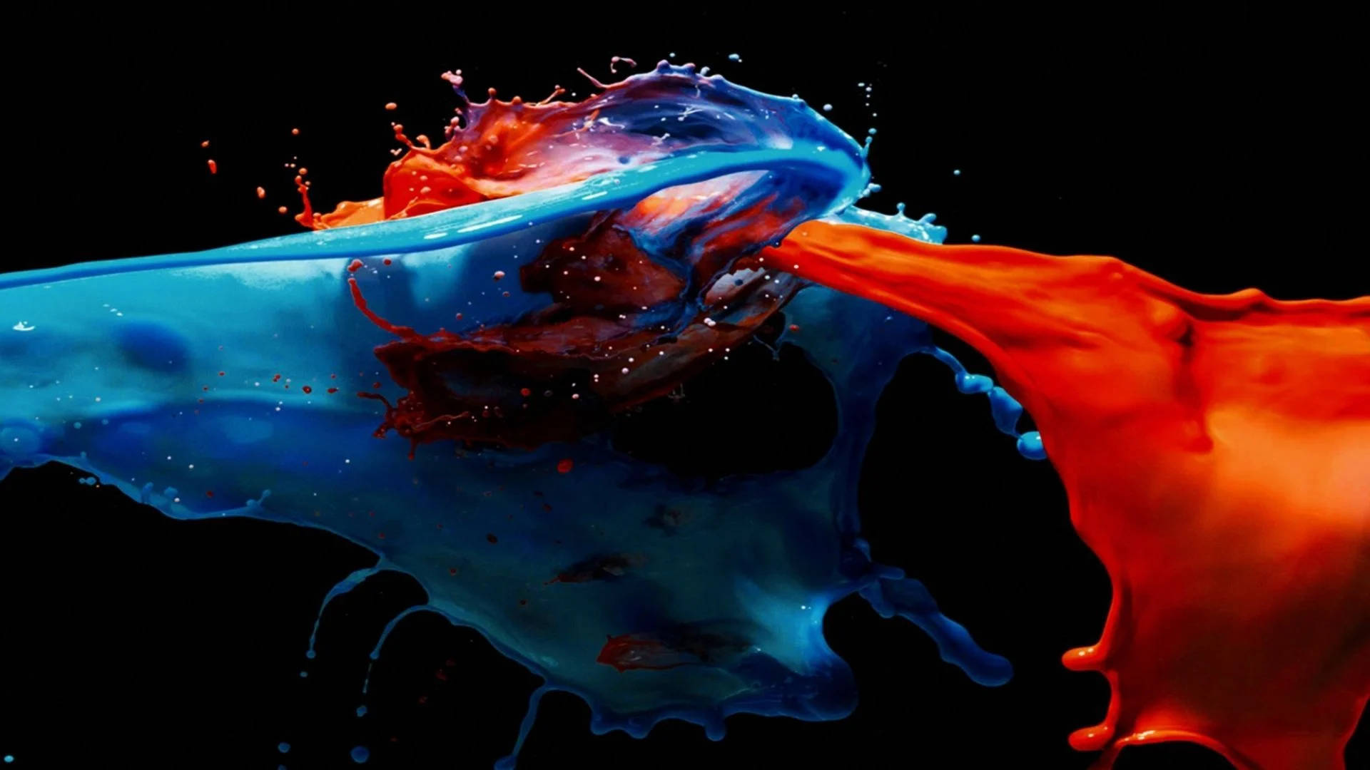 Full Hd Tablet Color Clash Background