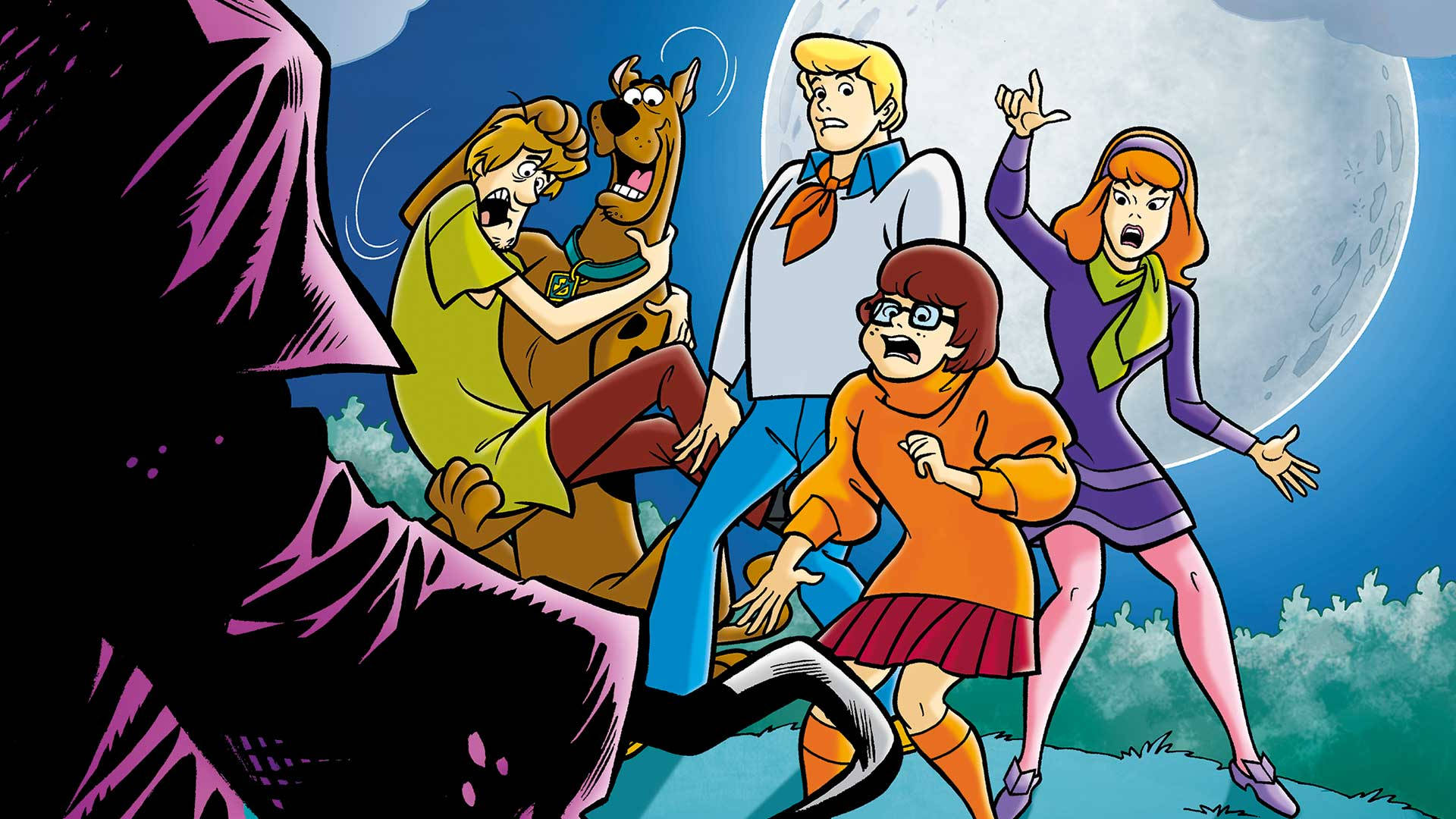Full Moon Adventure With Scooby Doo Background