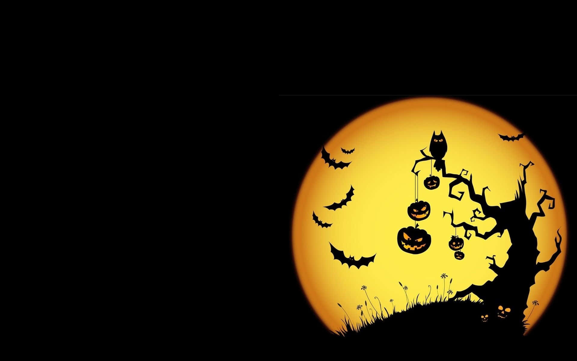 Full Moon Halloween Macbook Background