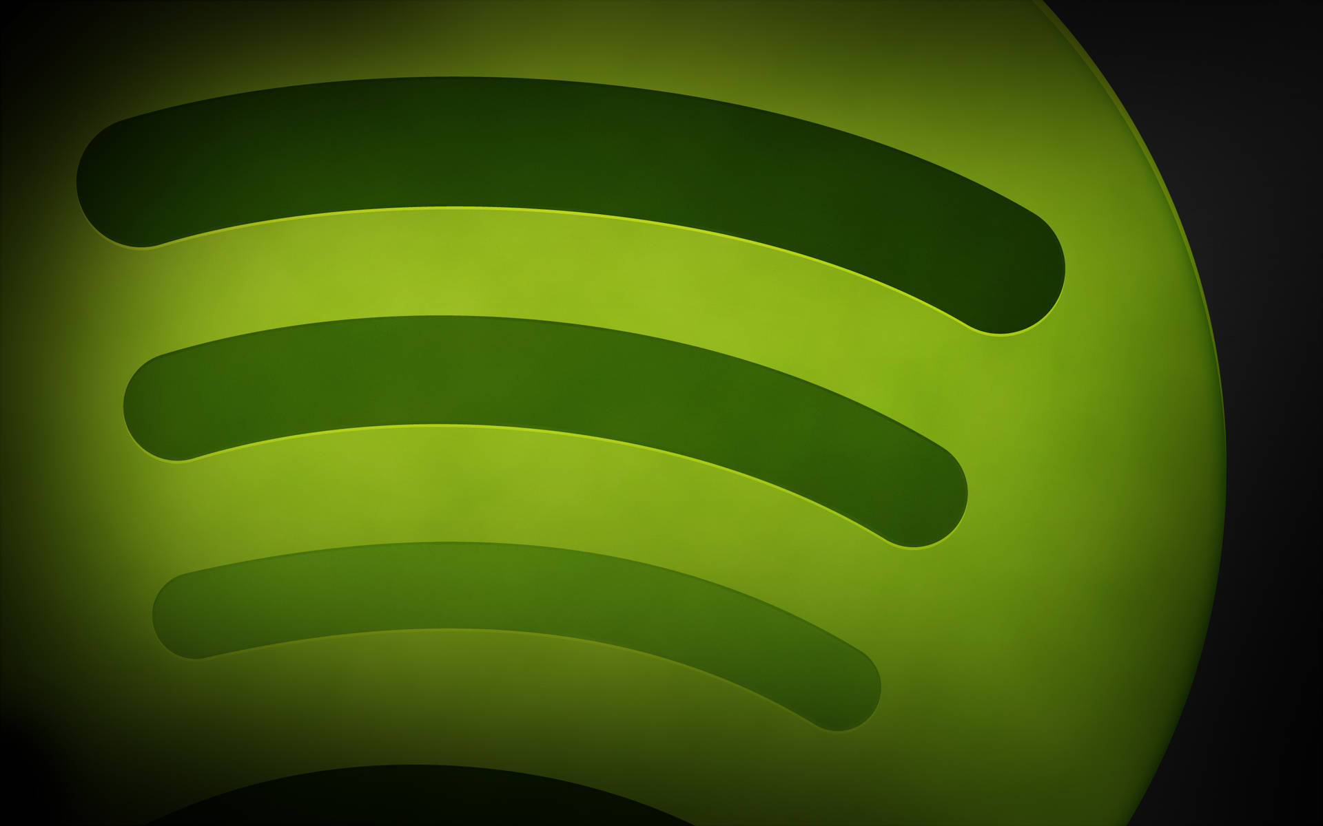 Full-screen Spotify Logo Background