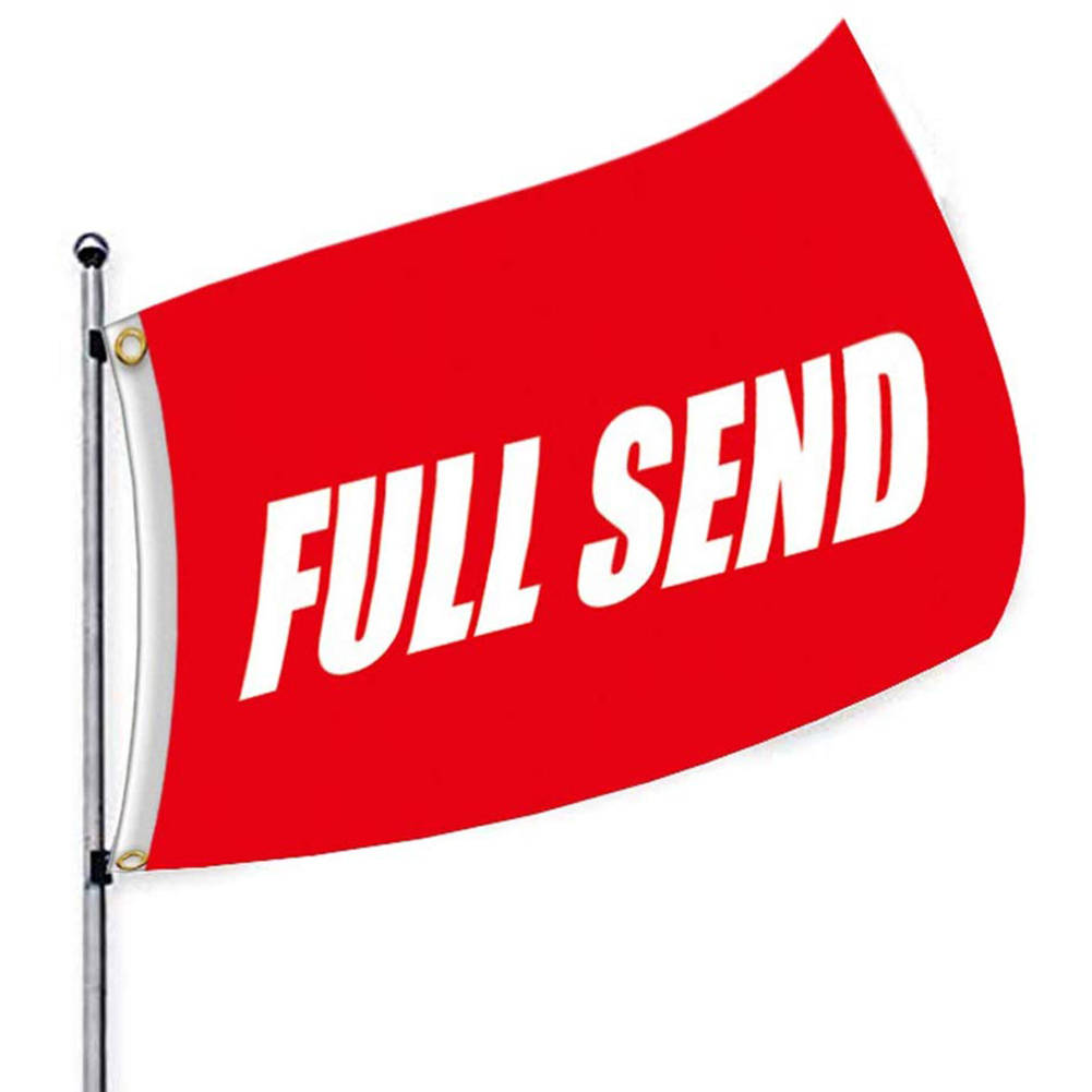 Full Send Flag - Red