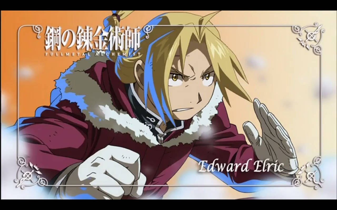 Fullmetal Alchemist Brotherhood Edward Posing