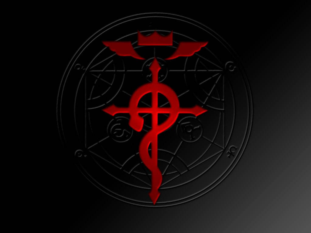 Fullmetal Alchemist Red And Black Symbols