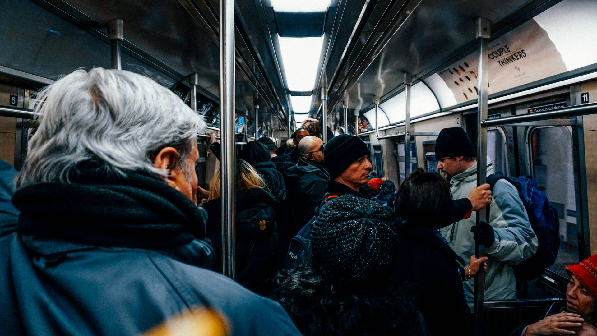 Fully Packed Subway Train