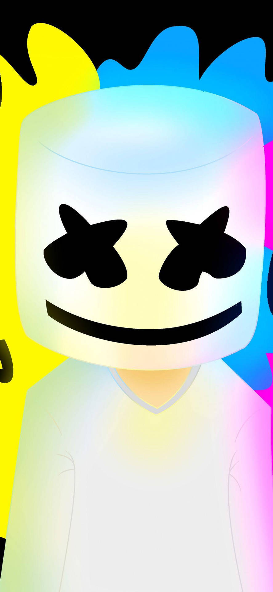 Fun And Colorful Marshmello Iphone Background