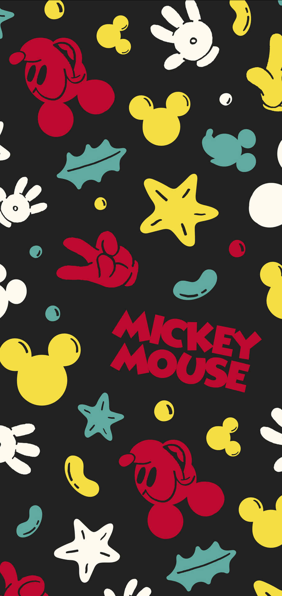 Fun And Whimsical Mickey Mouse Home Background