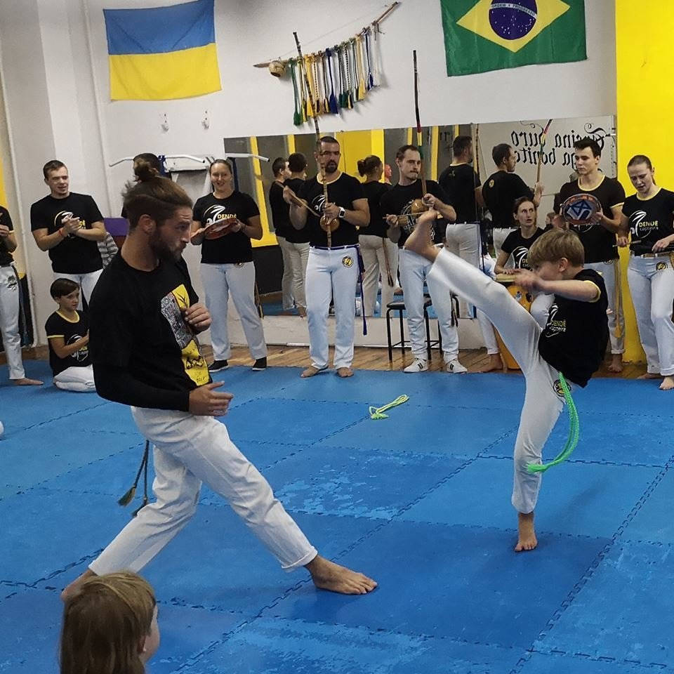 Fun Capoeira Gym Background