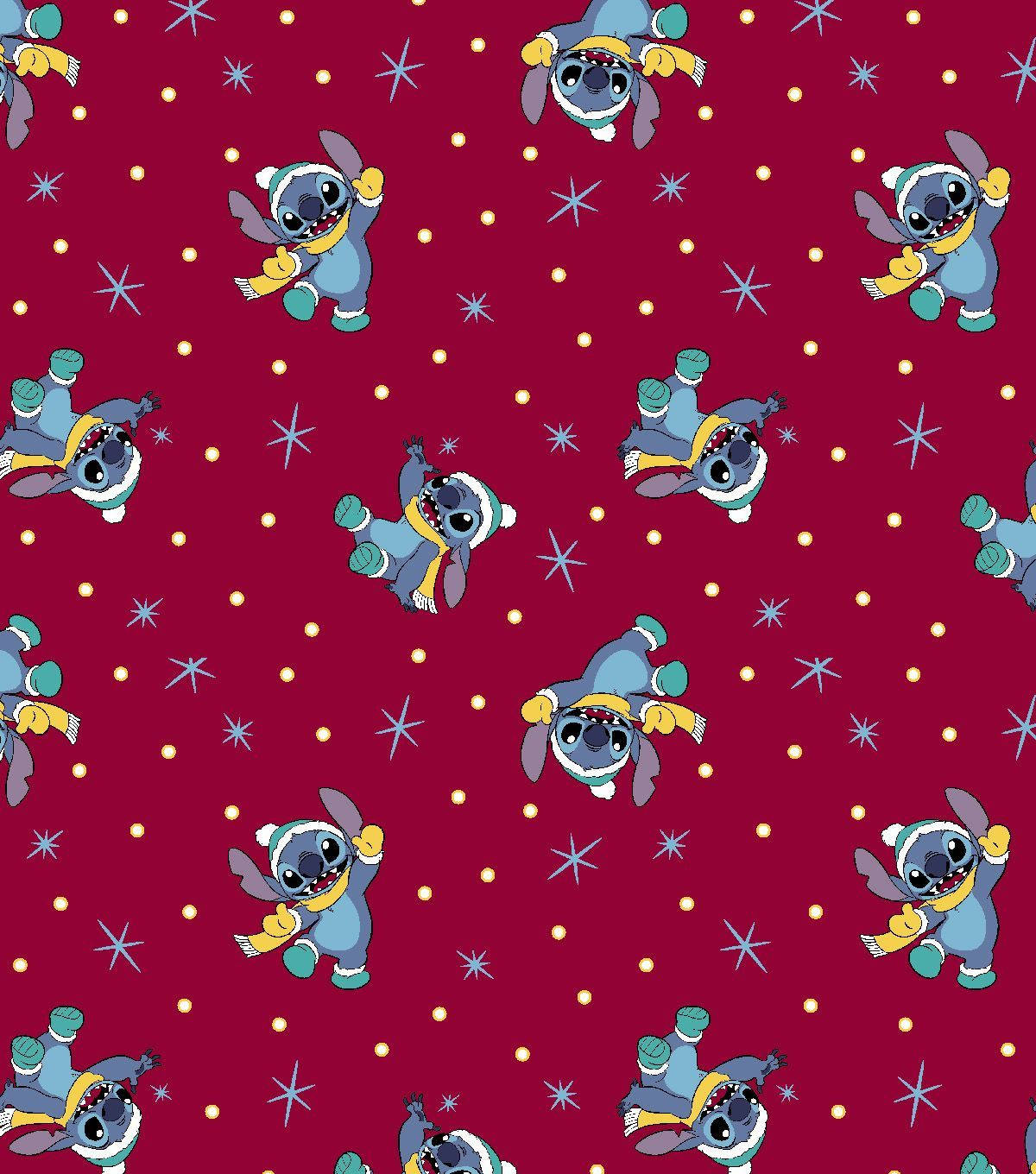 Fun Christmas Stitch Pattern Background