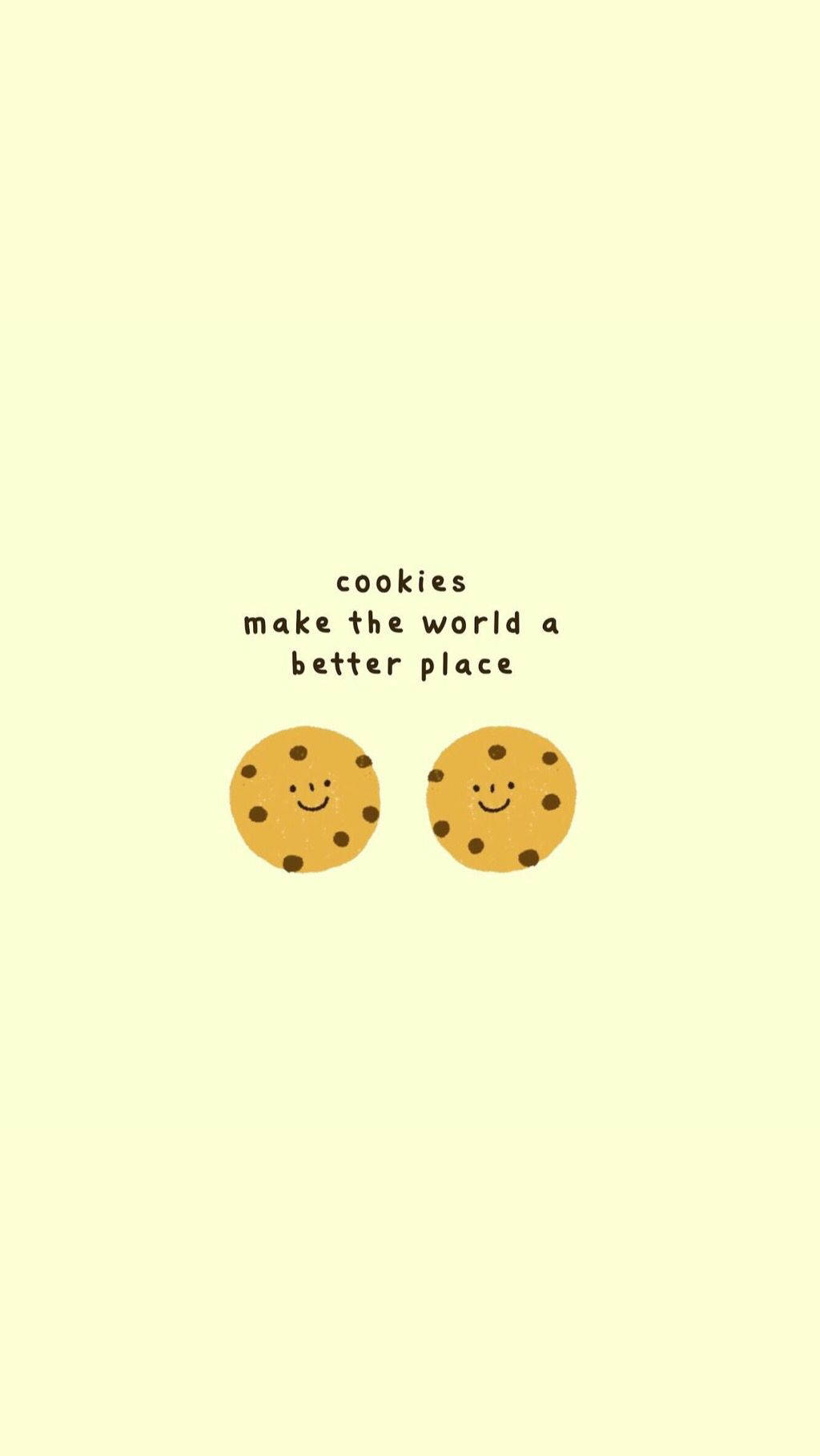 Fun Cookie Art On Iphone Background