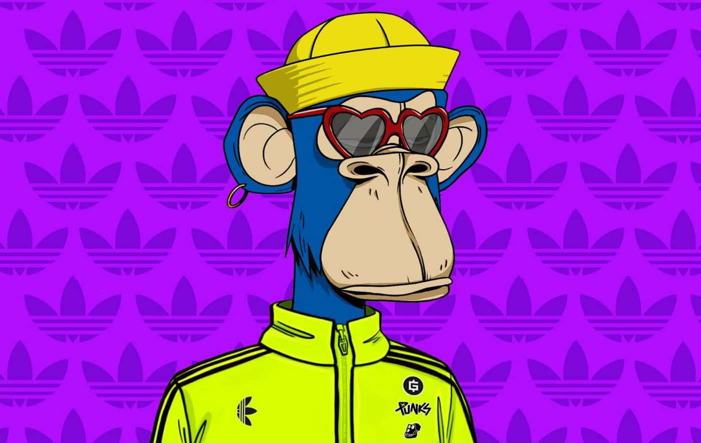 Fun Digital Artwork With Nft Monkey