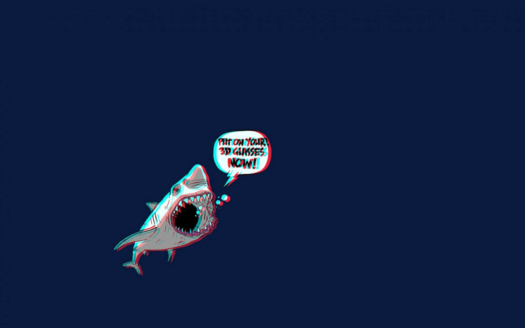 Fun-loving Shark - Witty 3d Artwork