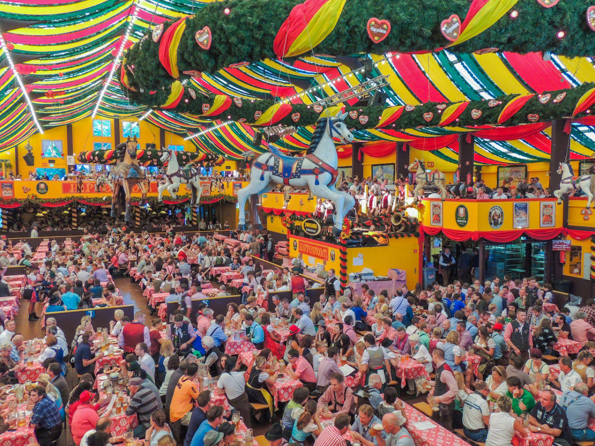 Fun Oktoberfest Celebration Background