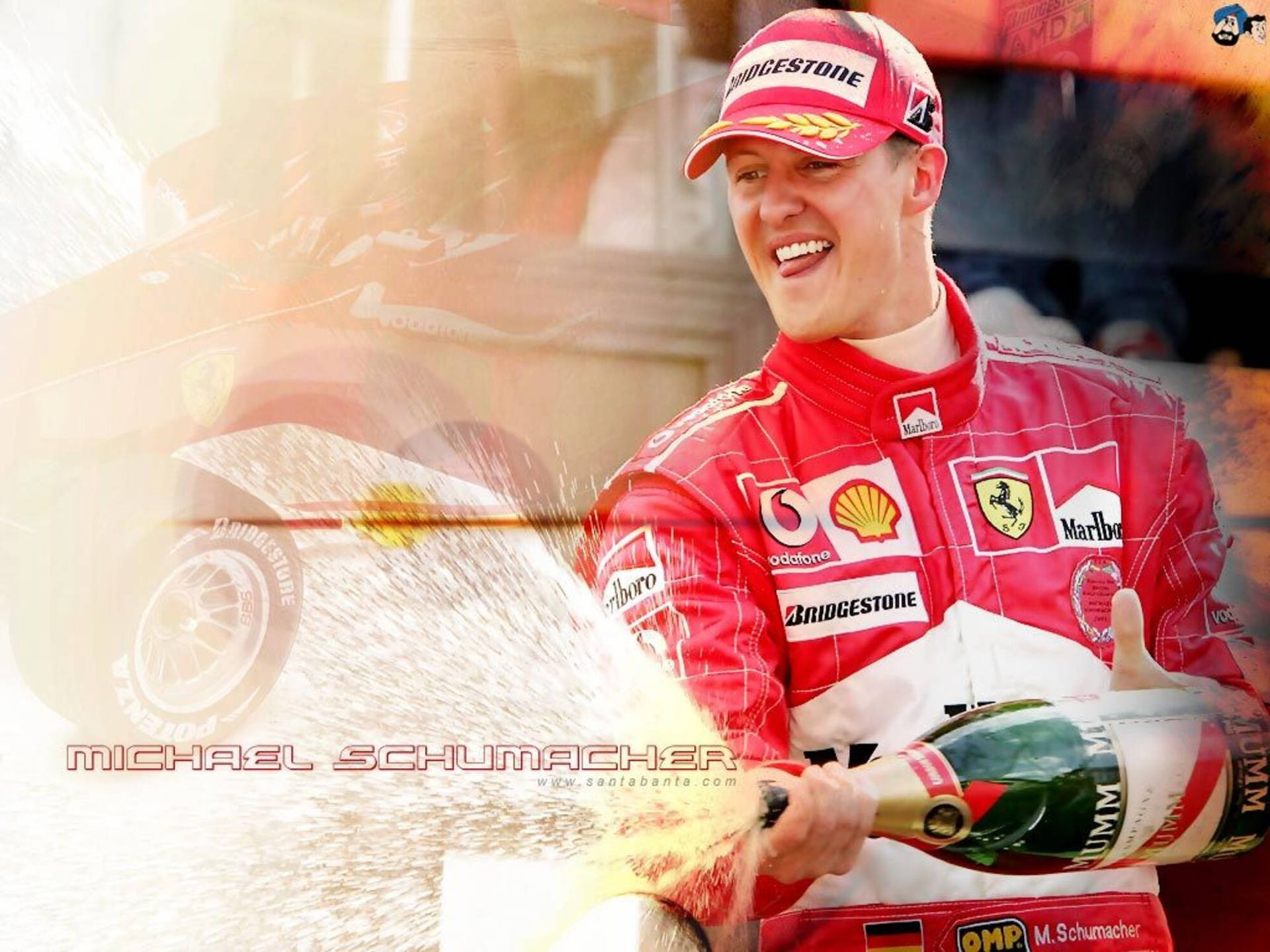 Fun Racer Michael Schumacher Background
