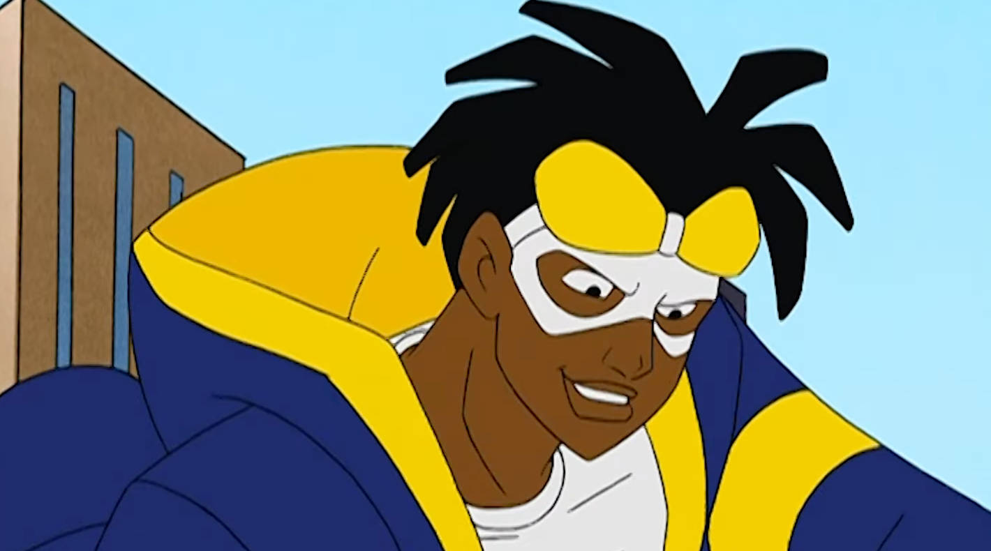 Fun Static Shock Cartoon Still Background