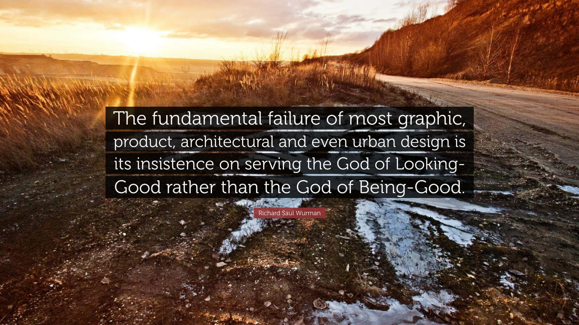 Fundamental Failure Of Most Graphic - Richard Saul Wurman Background