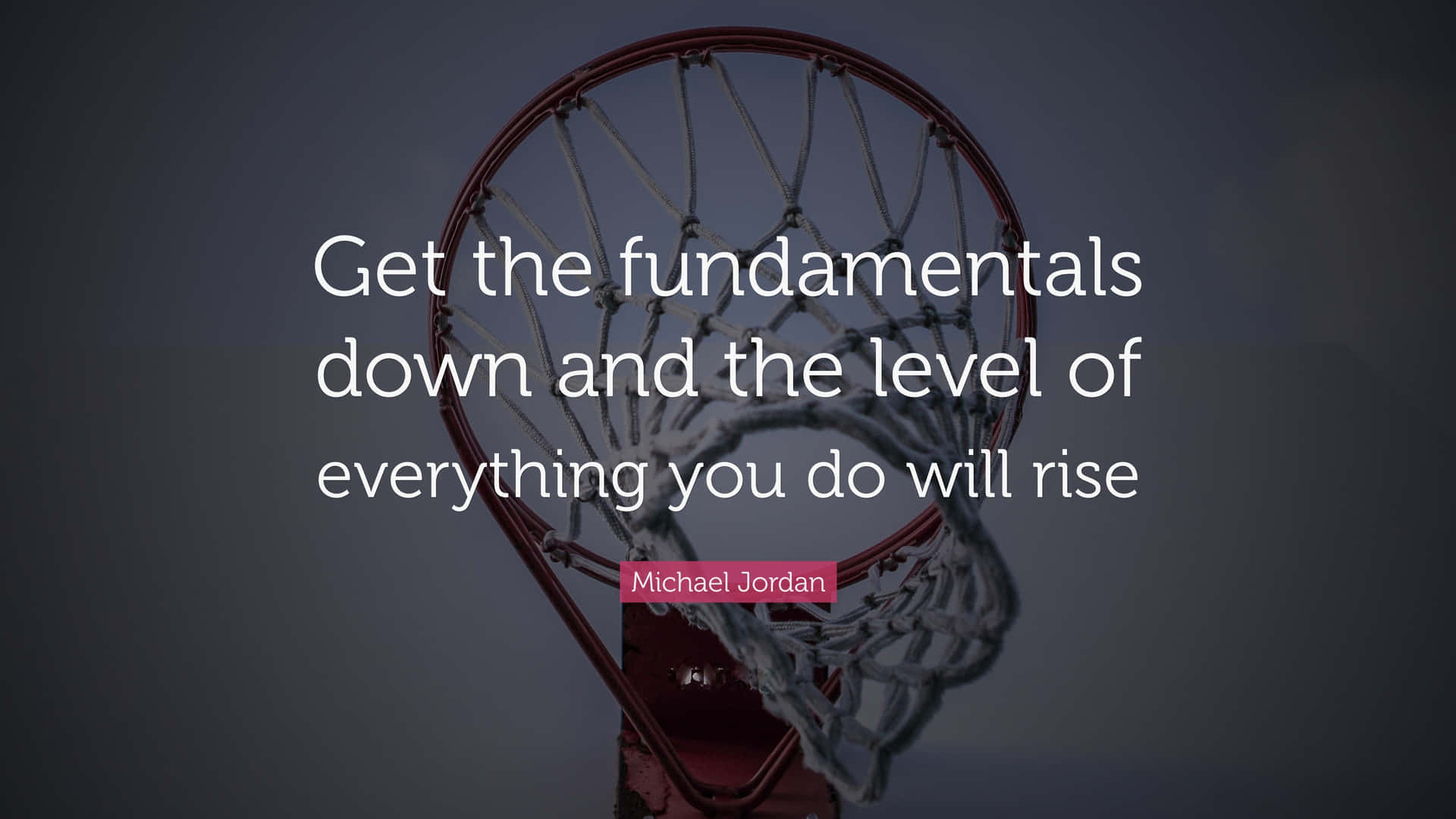 Fundamentals - Michael Jordan Background