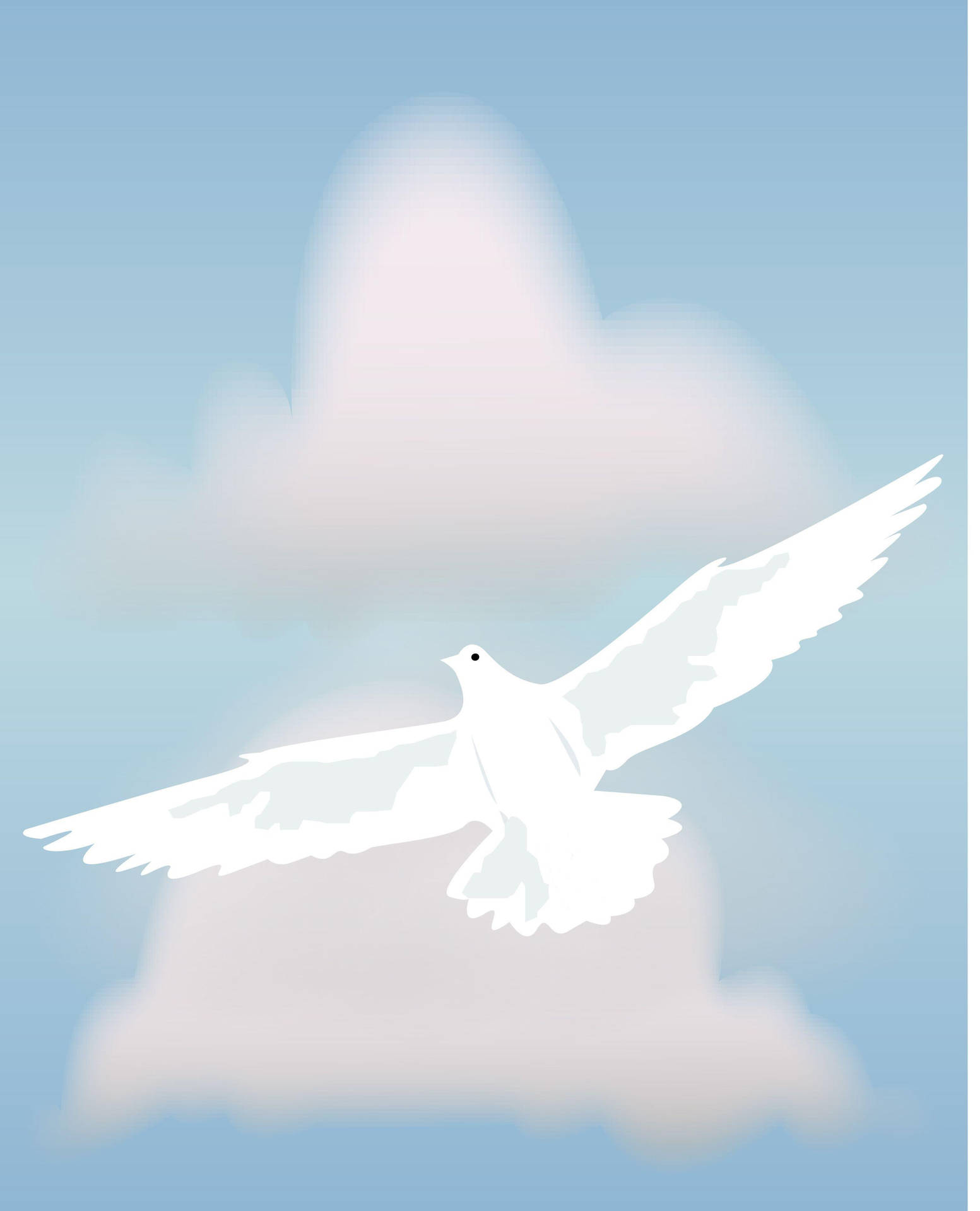 Funeral Dove Artwork Background