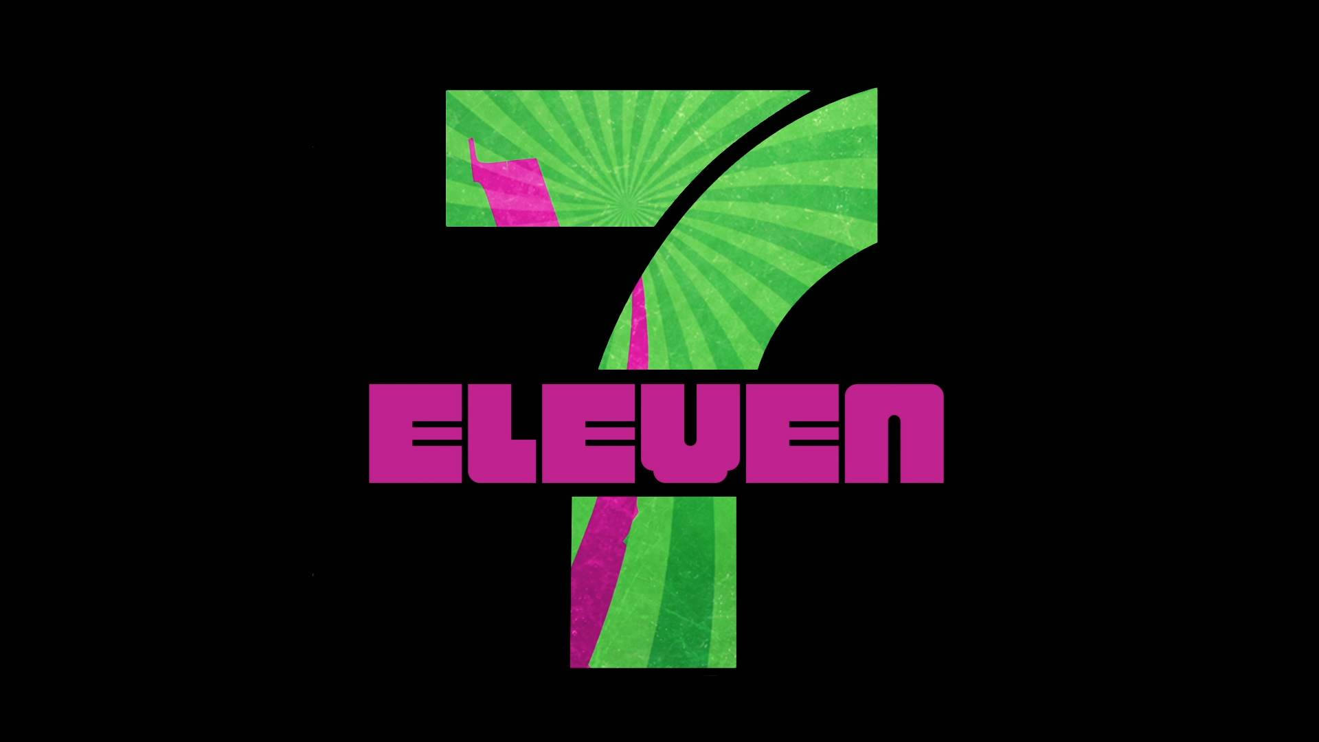 Funky 7 Eleven Poster Background