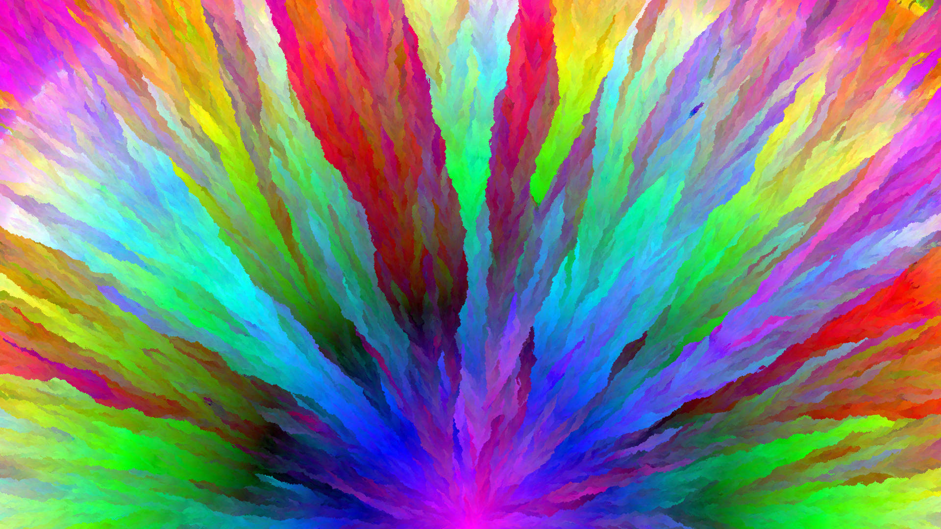 Funky Color Burst Art Background