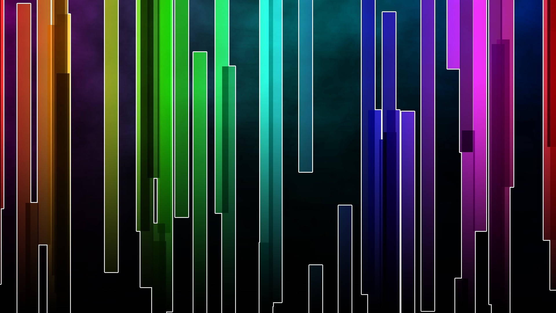 Funky Multicolored Bars Background