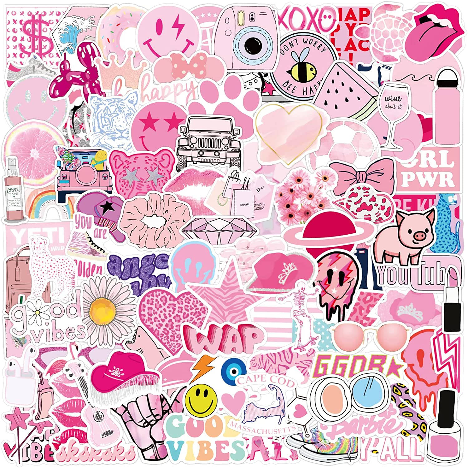 Funky Pink Preppy Background