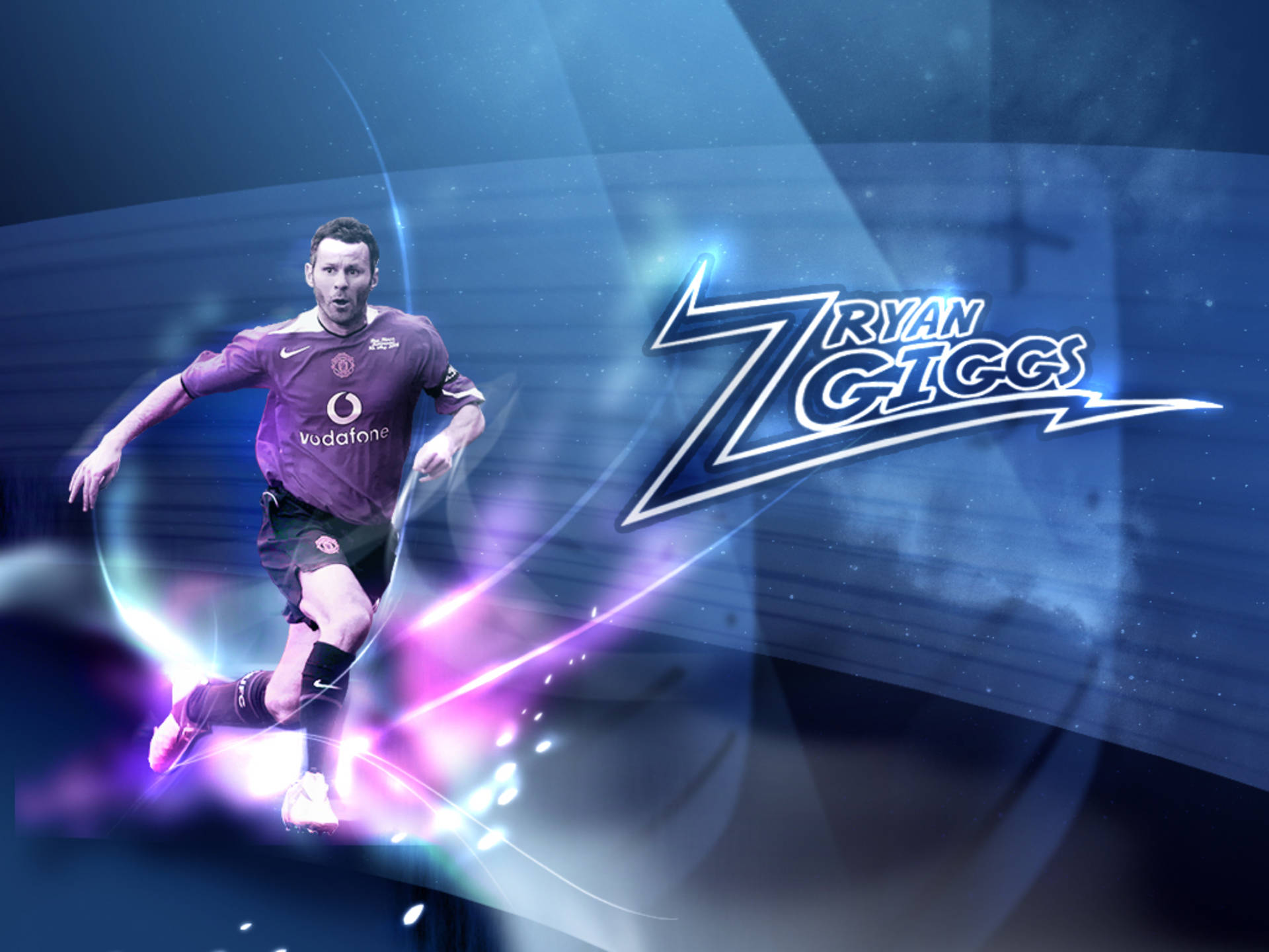 Funky Ryan Giggs Background