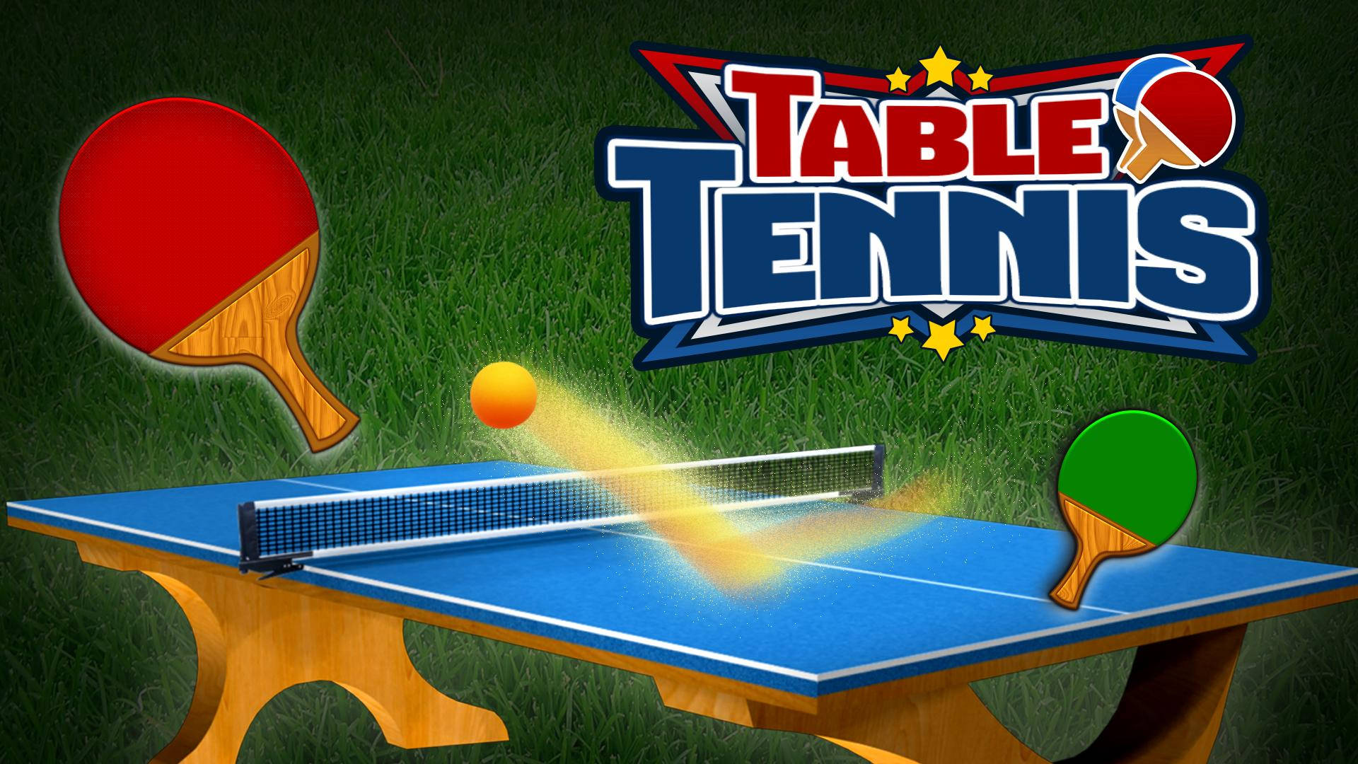 Funky Table Tennis Poster Background