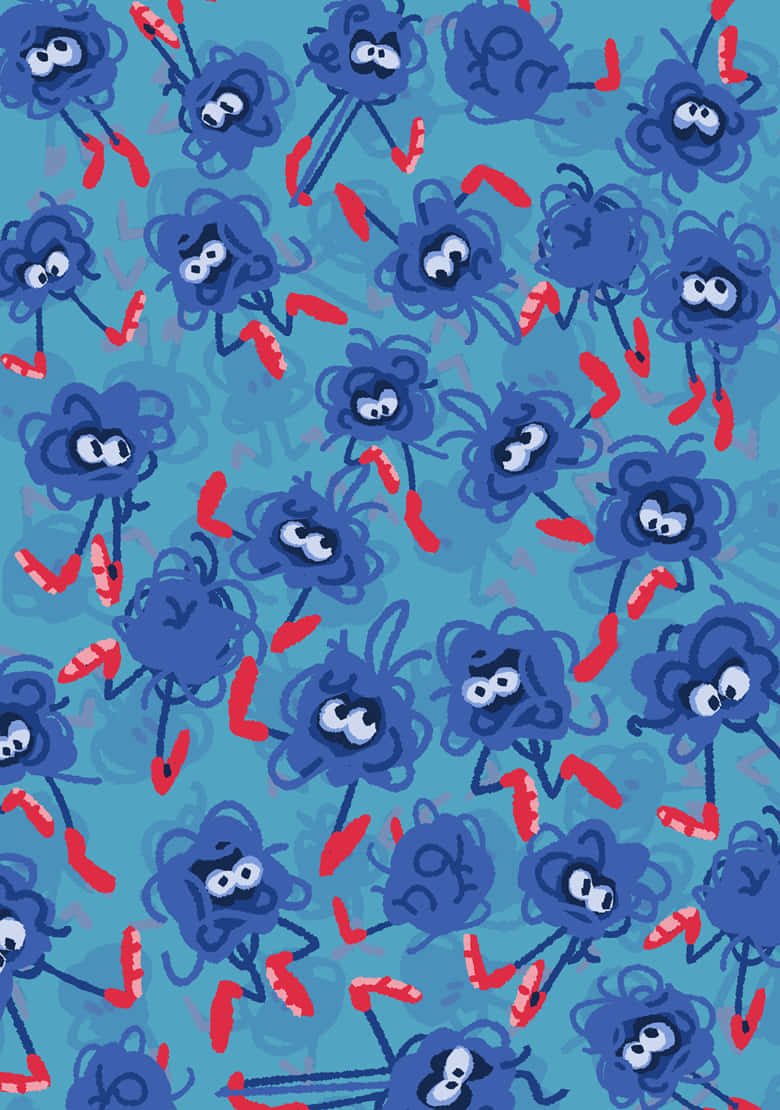 Funky Tangela Pattern Background