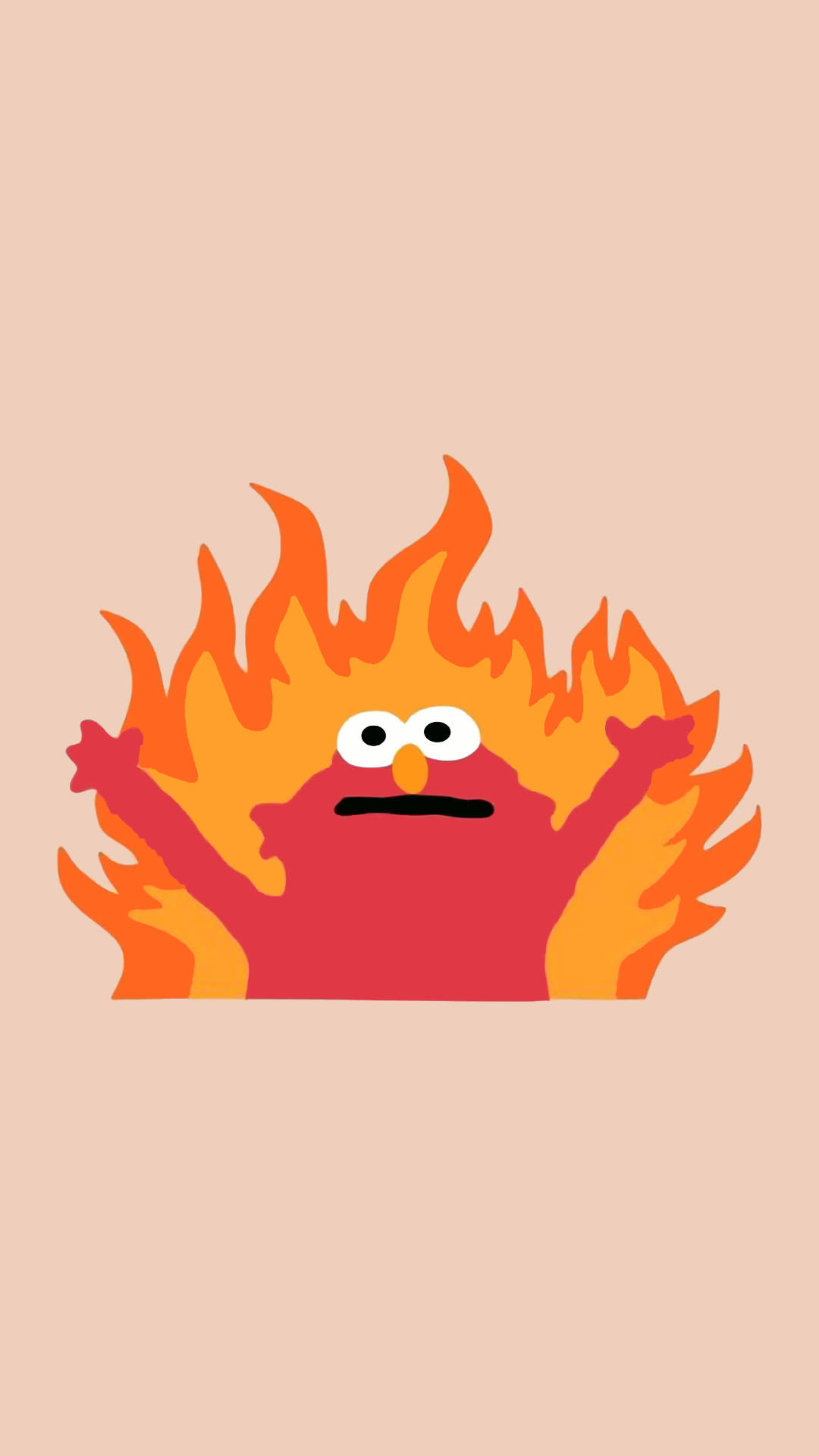 Funny Aesthetic Elmo Burning
