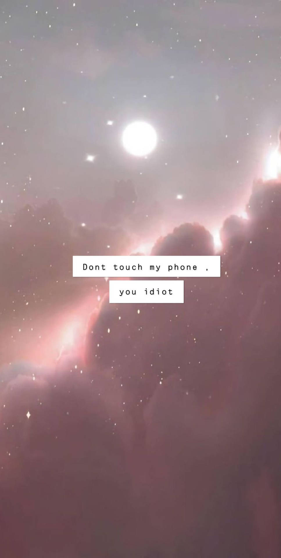 Funny Aesthetic Phone Message Background