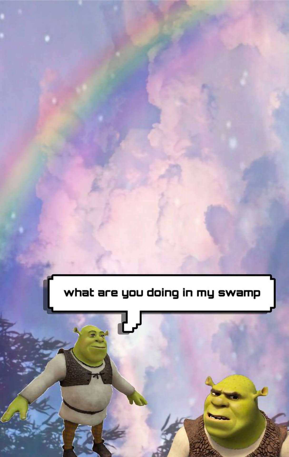 Funny Aesthetic Shrek Swamp