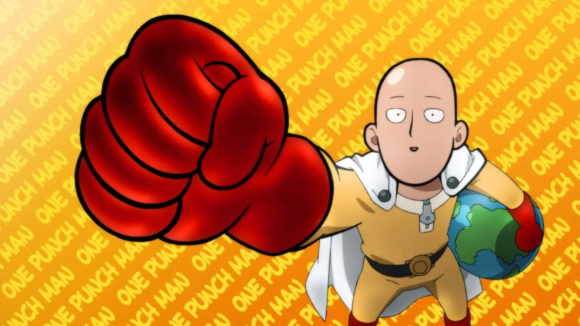 Funny Anime Bald Saitama Background