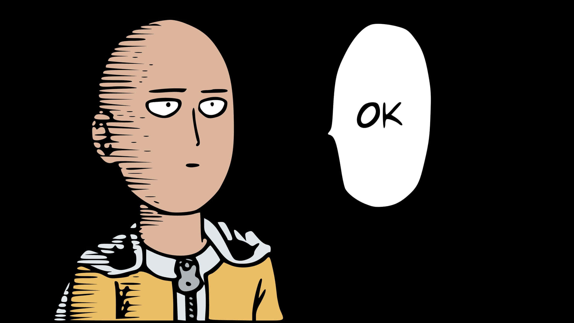 Funny Anime Pfp Saitama Background