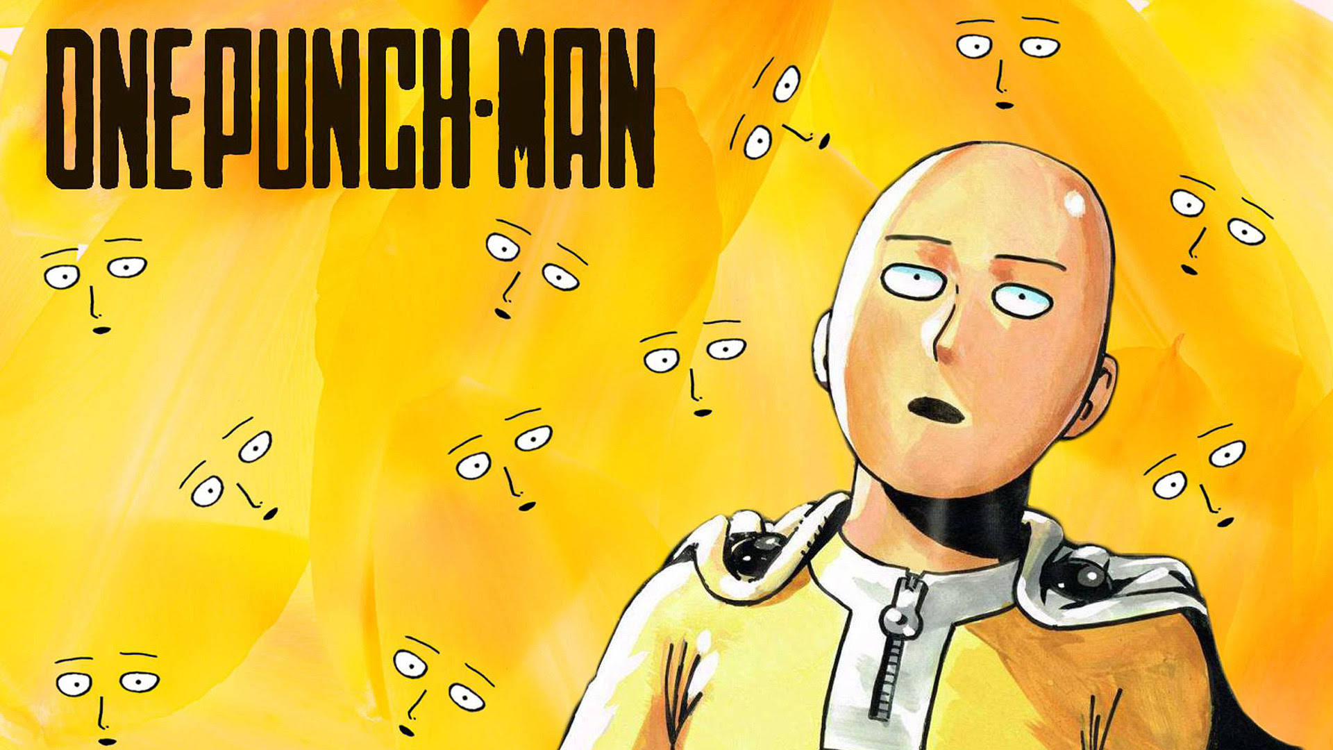 Funny Anime Saitama Of One Punch Man Background