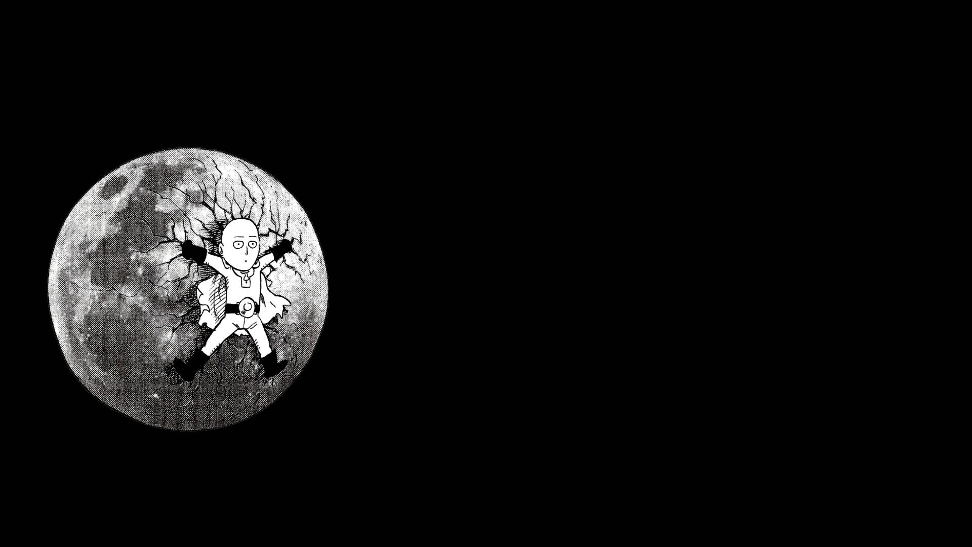 Funny Anime Saitama Planet Earth Background