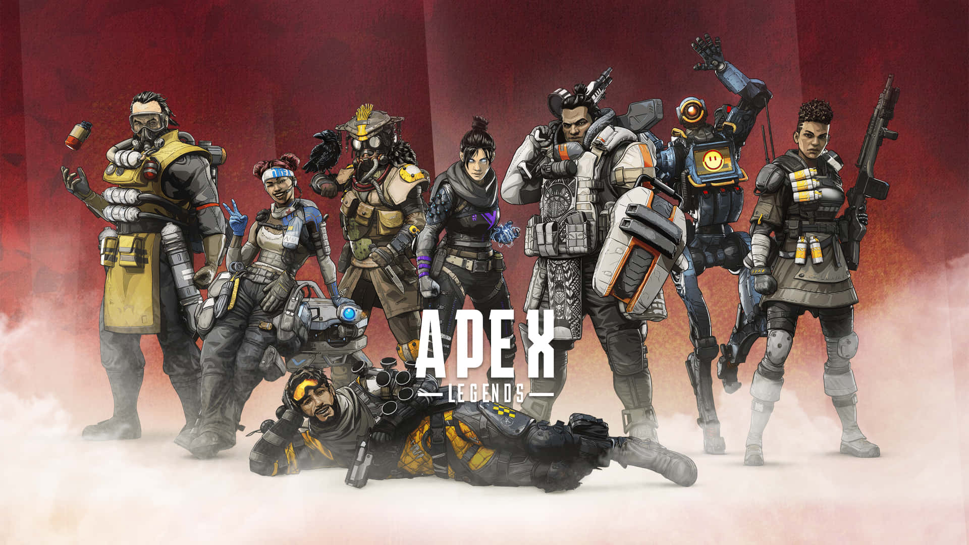 Funny Apex Legends Logo Background Background