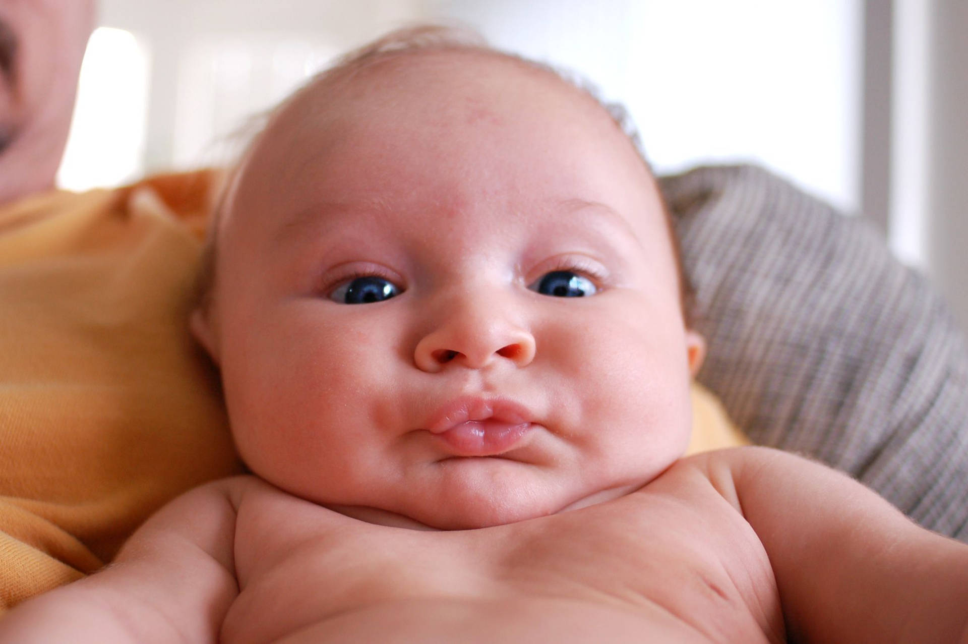 Funny Baby Pouty Lips Background