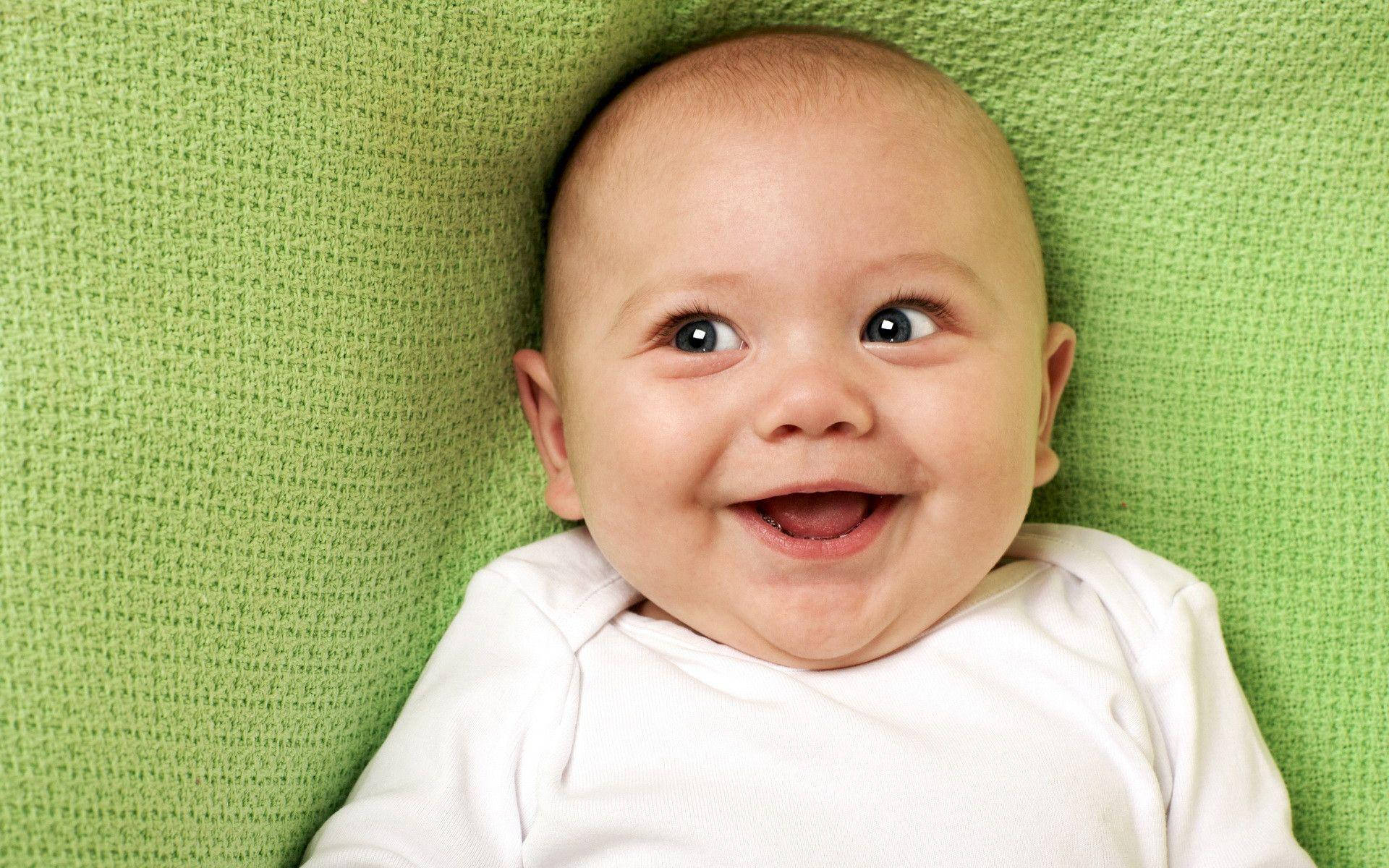 Funny Baby With A Smile