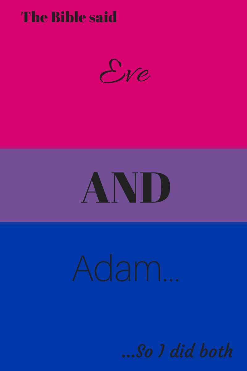 Funny Bisexual Flag Quote Background