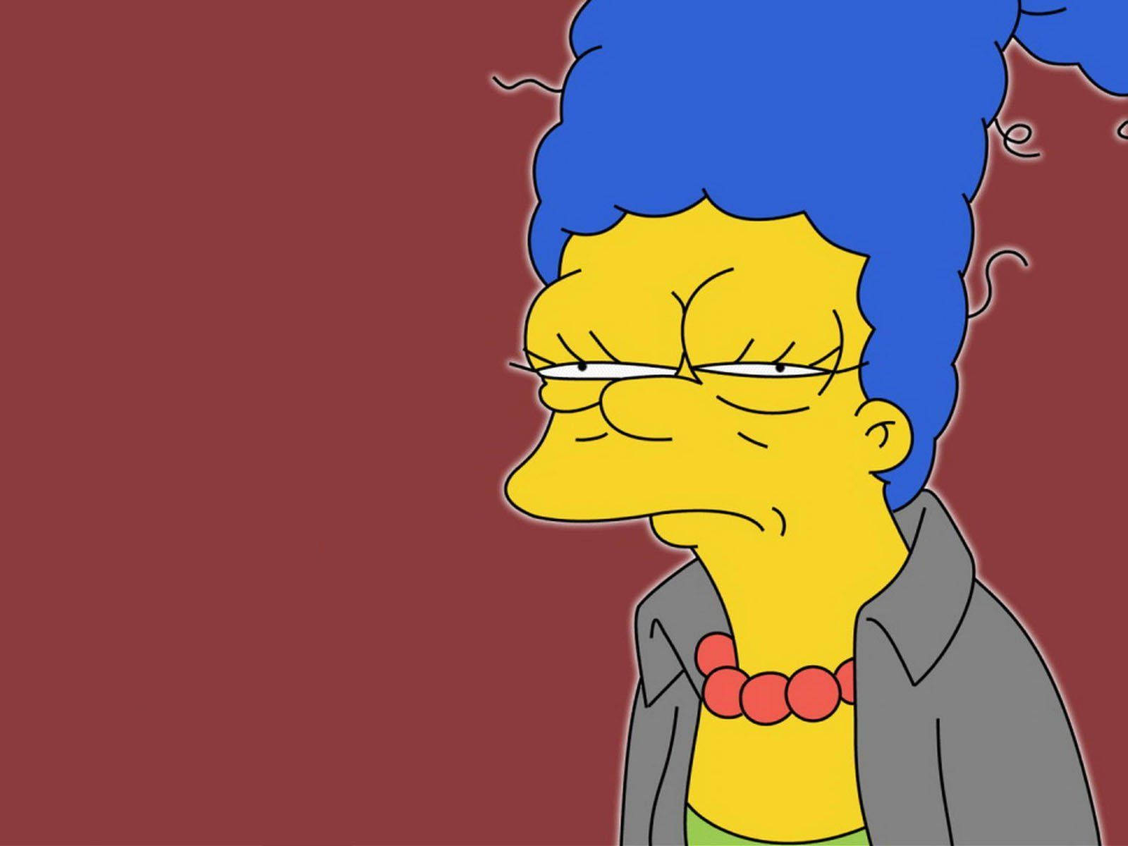 Funny Cartoon Marge Simpson