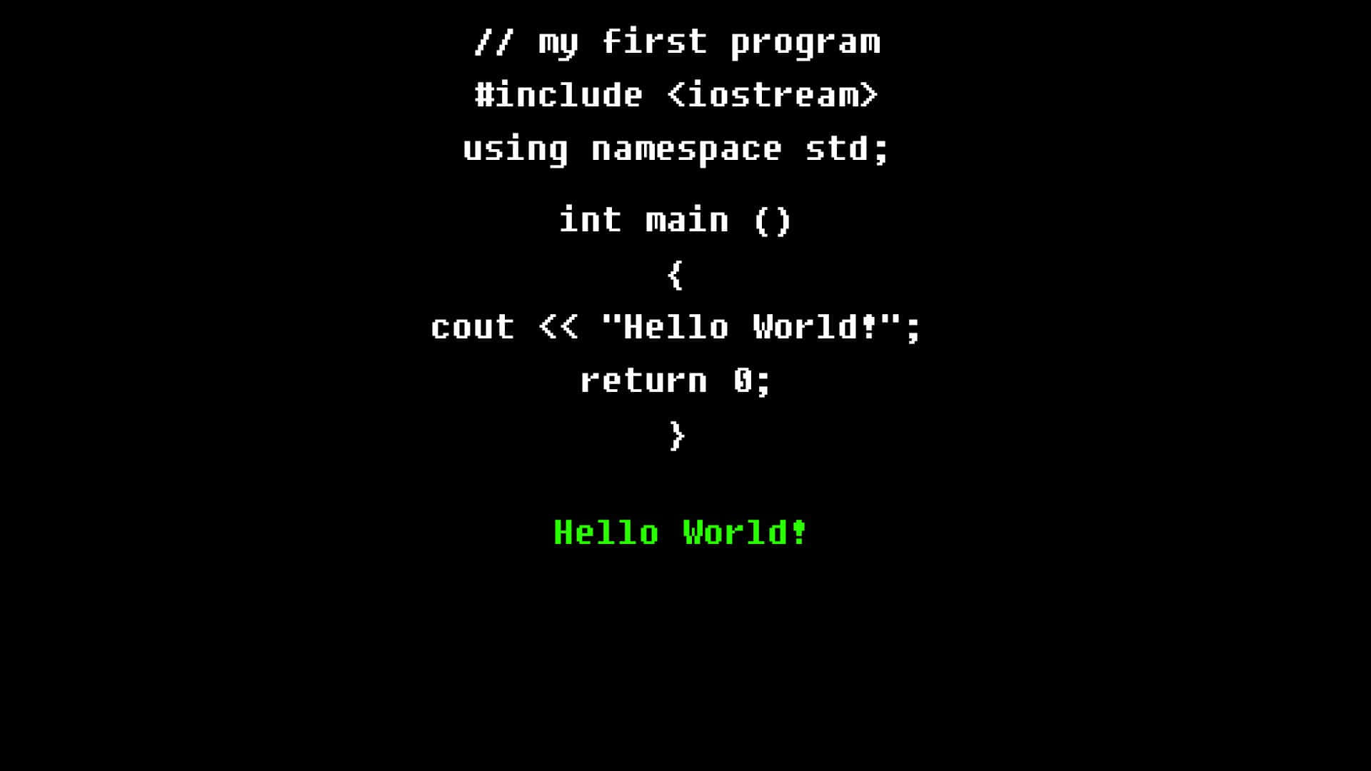 Funny Coding Hello World! Background
