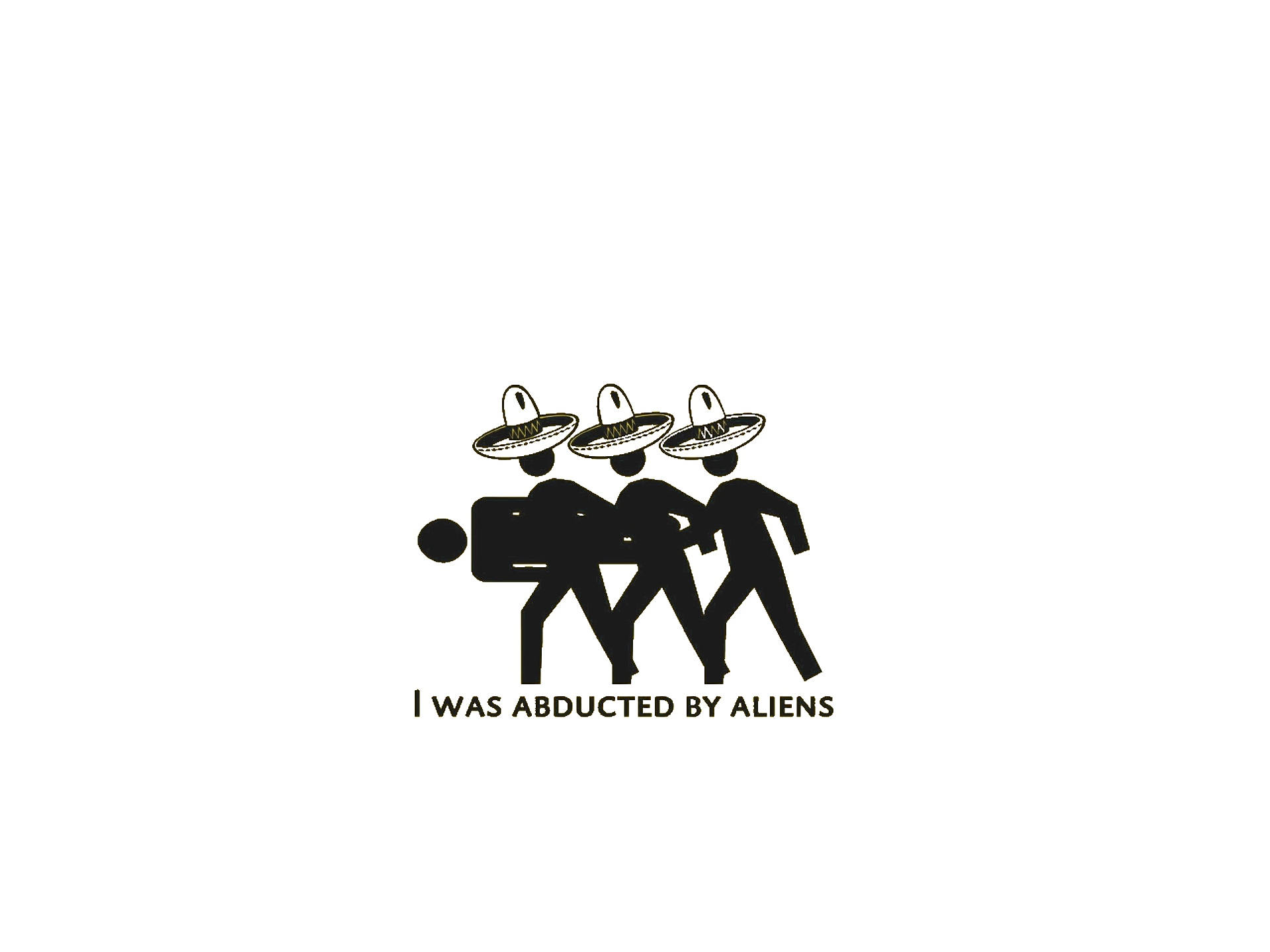 Funny Computer Alien Abduction Background