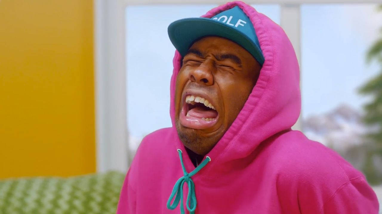 Funny Crying Tyler The Creator Background