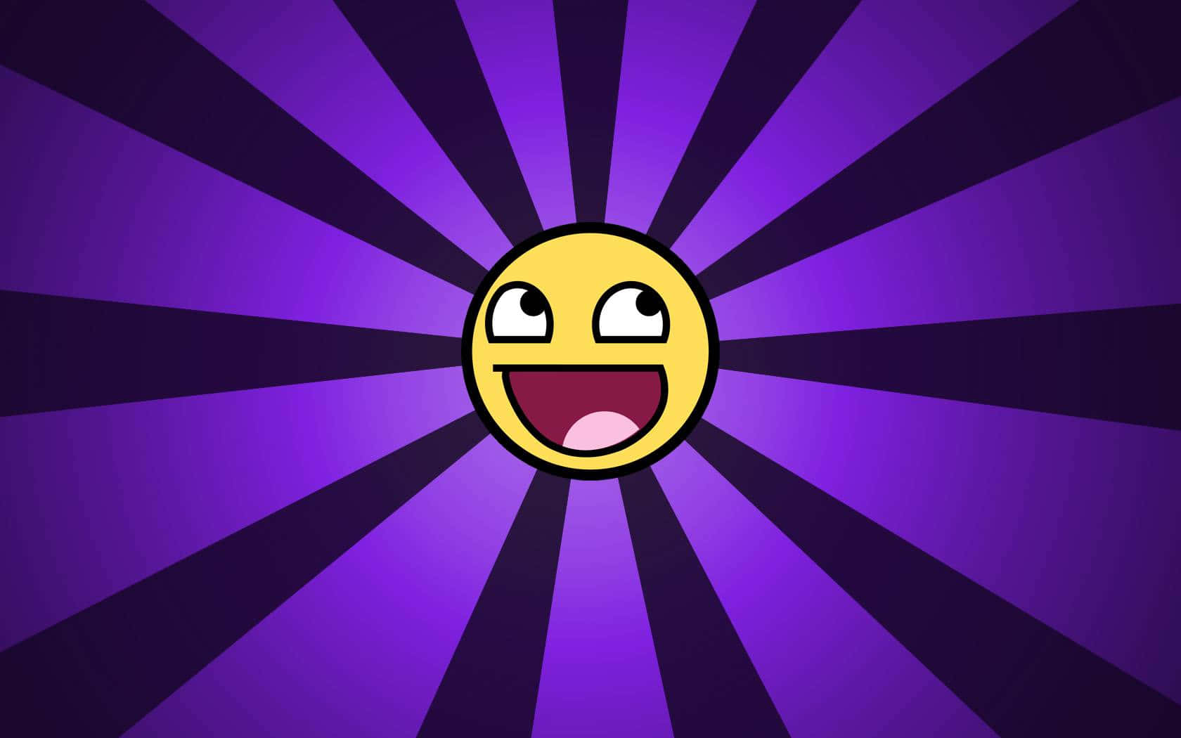 Funny Cute Face Emoji Purple Cool Background