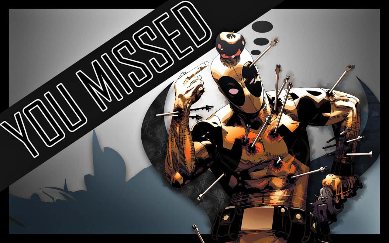 “funny Deadpool Strikes A Funny Pose” Background