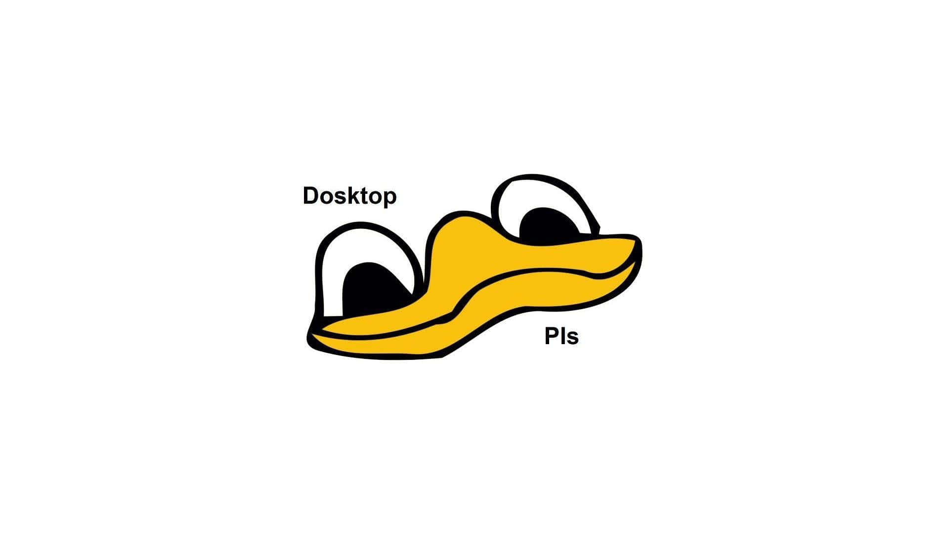 Funny Donald Duck Meme Laptop Background