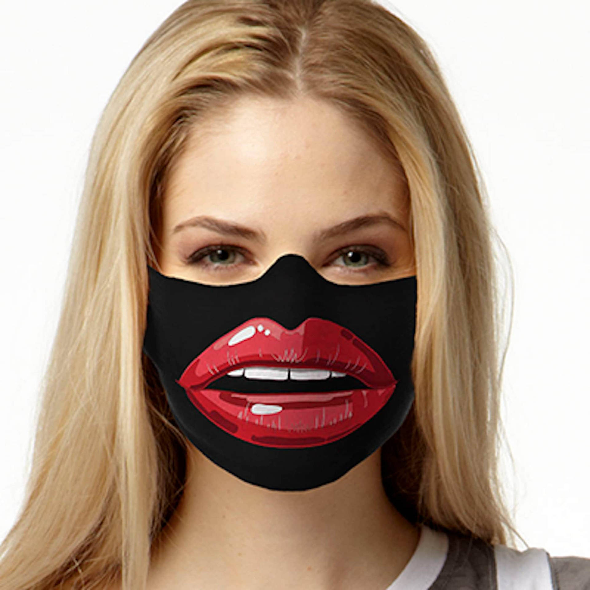 Funny Face Big Mouth Mask